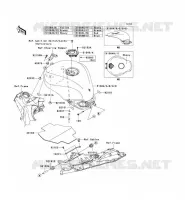 RESERVOIR CARBURANT pour Kawasaki NINJA ZX-10R 2007
