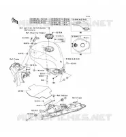 RESERVOIR CARBURANT pour Kawasaki NINJA ZX-10R 2007