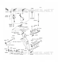 CONTACTEUR SERRURE/R&Eacute;FLECTEUR pour Kawasaki NINJA ZX-10R 2007