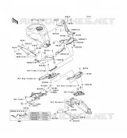 CACHE LAT&Eacute;RAL/GARDE CHAINE pour Kawasaki NINJA ZX-10R 2008