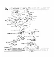 CACHE LAT&Eacute;RAL/GARDE CHAINE pour Kawasaki NINJA ZX-10R 2008