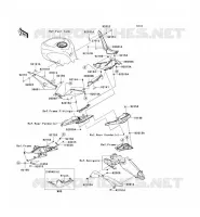 CACHE LAT&Eacute;RAL/GARDE CHAINE pour Kawasaki NINJA ZX-10R 2010
