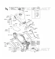RESERVOIR CARBURANT pour Kawasaki Z1000SX 2011