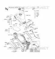 RESERVOIR CARBURANT pour Kawasaki Z1000SX ABS 2011