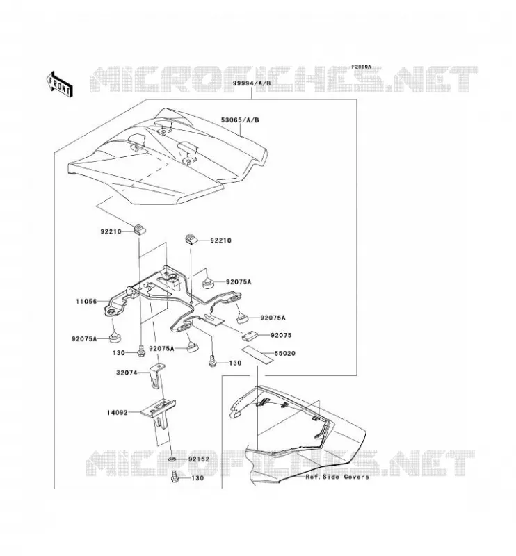 ACCESSOIRE (COUVRE SELLE) Kawasaki MOTOS 1000 2011 Z1000SX ABS  ZX1000HBF