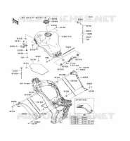 RESERVOIR CARBURANT pour Kawasaki Z1000SX ABS 2012
