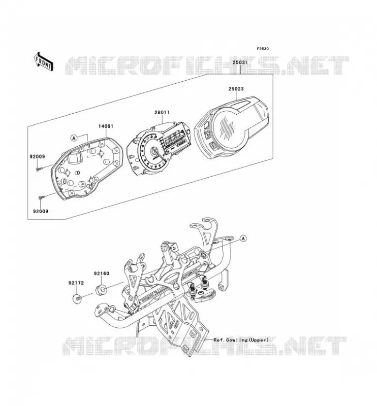 COMPTEURS Kawasaki MOTOS 1000 2012 Z1000SX ABS  ZX1000HCF
