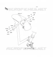 GARDE BOUE AVANT pour Kawasaki NINJA ZX-10R 2013