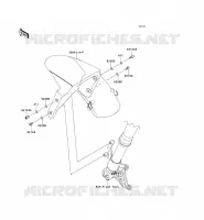 GARDE BOUE AVANT pour Kawasaki NINJA ZX-10R 2014