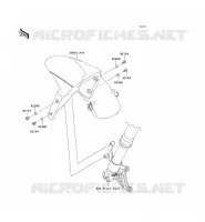 GARDE BOUE AVANT pour Kawasaki NINJA ZX-10R 2014