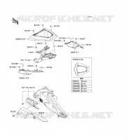 CACHE LAT&Eacute;RAL/GARDE CHAINE pour Kawasaki NINJA ZX-10R 2014