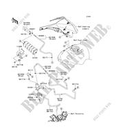 SYSTEME D'EVAPORATION CARBURANT(CA) pour Kawasaki NINJA ZX-10R ABS 2012