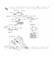 CACHE LAT&Eacute;RAL/GARDE CHAINE pour Kawasaki NINJA ZX-10R ABS 2012