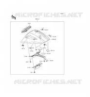 ACCESSOIRE (COUVRE SELLE) pour Kawasaki NINJA ZX-10R ABS 2015