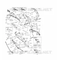 CARENAGE INFERIEUR pour Kawasaki NINJA ZX-10R ABS 2015