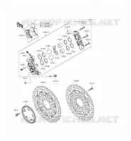FREIN AVANT pour Kawasaki NINJA ZX-10R ABS 2015