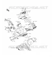 GARDE BOUE ARRI&Egrave;RE pour Kawasaki NINJA ZX-10R ABS 2015