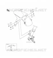 GARDE BOUE AVANT pour Kawasaki NINJA ZX-10R ABS 2015