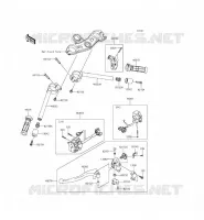 GUIDON pour Kawasaki NINJA ZX-10R ABS 2015