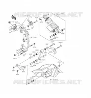 SUSPENSION/AMORTISSEUR pour Kawasaki NINJA ZX-10R ABS 2015