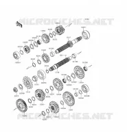 TRANSMISSION pour Kawasaki NINJA ZX-10R ABS 2015