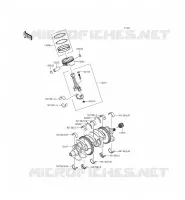 VILEBREQUIN/PISTON pour Kawasaki NINJA ZX-10R ABS 2015