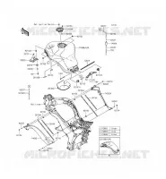 RESERVOIR CARBURANT pour Kawasaki Z1000SX 2015