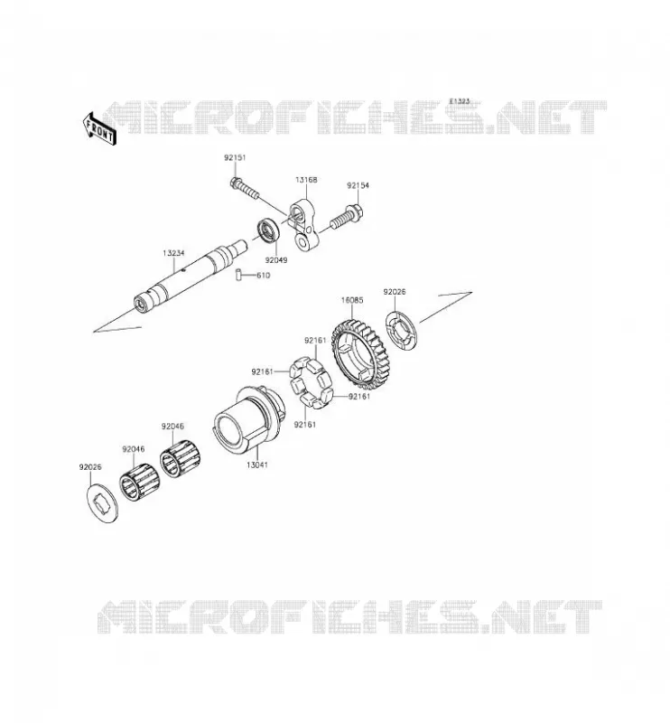 BALANCIER Kawasaki MOTOS 1000 2015 Z1000SX ABS  ZX1000MFF