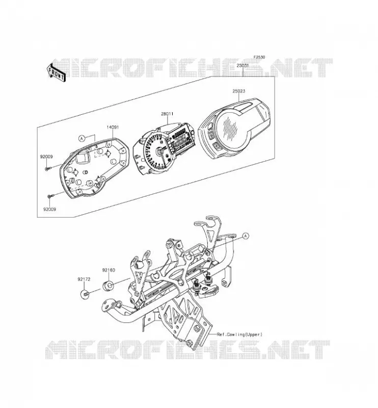 COMPTEURS Kawasaki MOTOS 1000 2015 Z1000SX ABS  ZX1000MFF