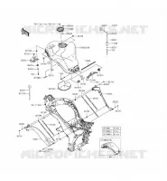 RESERVOIR CARBURANT pour Kawasaki Z1000SX ABS 2015