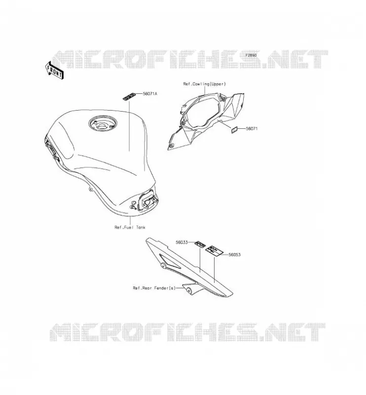 LABEL Kawasaki MOTOS 1000 2015 Z1000SX ABS  ZX1000MFF