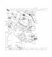 RESERVOIR CARBURANT pour Kawasaki NINJA H2 2015
