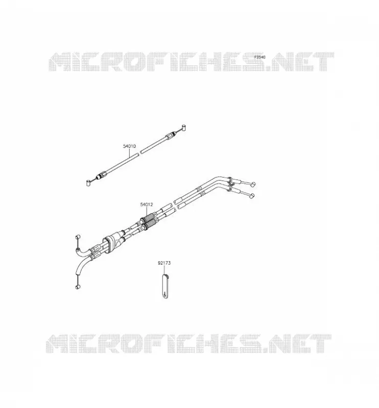 CABLES Kawasaki MOTOS 1000 2015 NINJA H2  ZX1000NFF