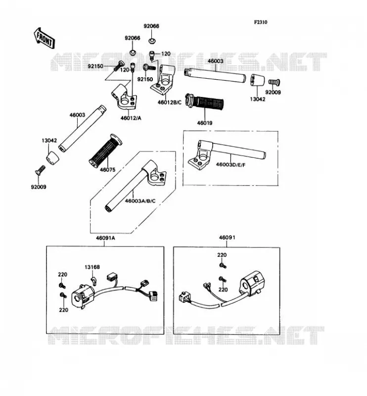 GUIDON Kawasaki MOTOS 1100 1991 ZZR1100  ZX1100-C2