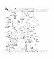 RESERVOIR CARBURANT pour Kawasaki ZZR1100 1994