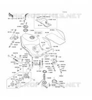 RESERVOIR CARBURANT pour Kawasaki ZZR1100 1994