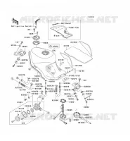 RESERVOIR CARBURANT pour Kawasaki ZZR1100 1994