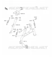 BEQUILLES pour Kawasaki ZZR1100 1995