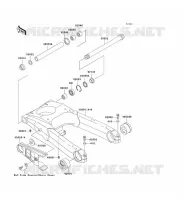 BRAS OSCILLANT pour Kawasaki ZZR1100 1995
