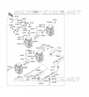 CARBURATEUR pour Kawasaki ZZR1100 1995