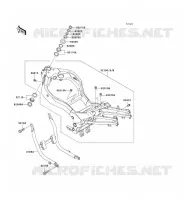 CH&Acirc;SSIS pour Kawasaki ZZR1100 1995