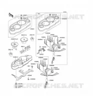 COMPTEURS pour Kawasaki ZZR1100 1995