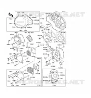 COUVERCLES MOTEUR pour Kawasaki ZZR1100 1995