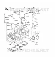 CULASSE pour Kawasaki ZZR1100 1995