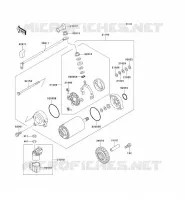 D&Eacute;MARREUR pour Kawasaki ZZR1100 1995