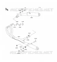 &Eacute;CHAPPEMENT pour Kawasaki ZZR1100 1995