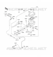 EMBRAYAGE MAITRE CYLINDRE pour Kawasaki ZZR1100 1995