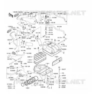 FILTRE A AIR pour Kawasaki ZZR1100 1995
