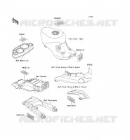 LABEL pour Kawasaki ZZR1100 1995