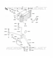 RADIATEUR D'HUILE pour Kawasaki ZZR1100 1995